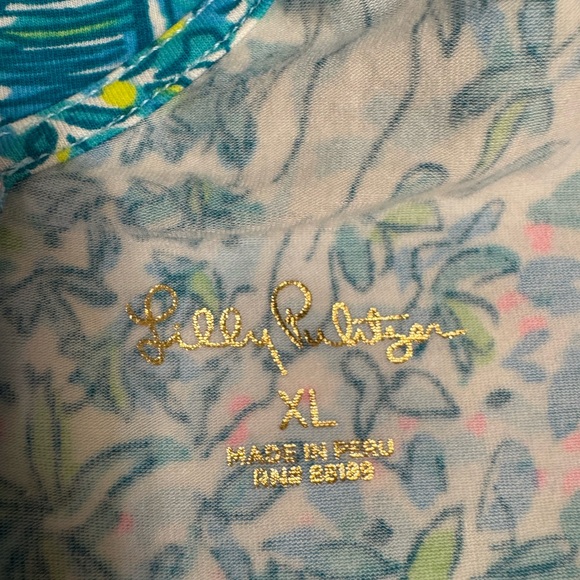 NEW Lilly Pulitzer Kristen Tank Top Gustavia Green Sunshine City - XL - Picture 10 of 13